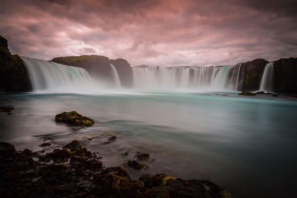 Waterfall Godafoss In Iceland art print by Petr Simon for $57.95 CAD