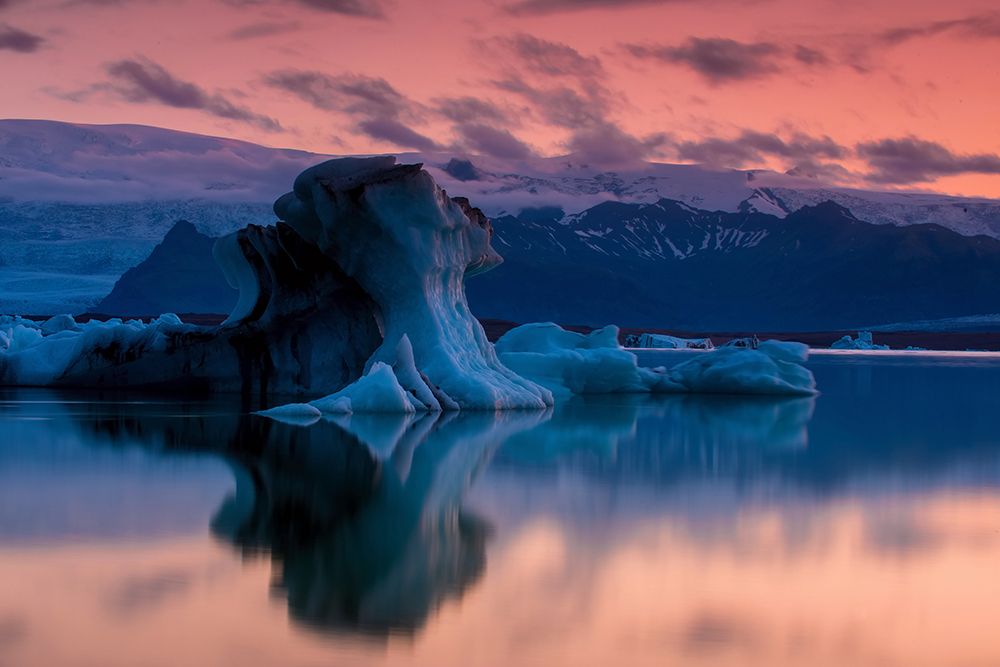 The Japkulsairlaandsup3;N Is A Large Glacial Lake In Southeast Iceland art print by Petr Simon for $57.95 CAD
