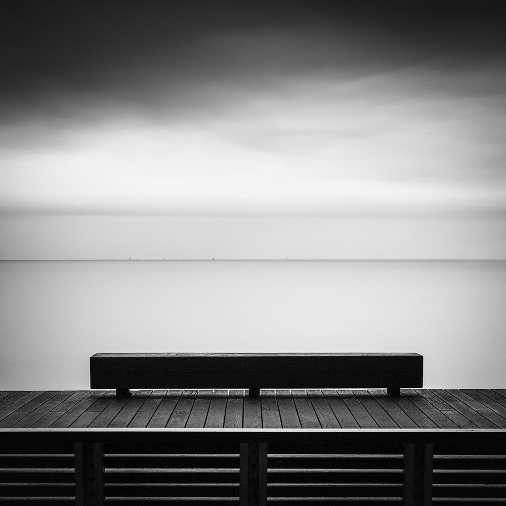 Double Benches art print by Jacqueline Hammer for $57.95 CAD
