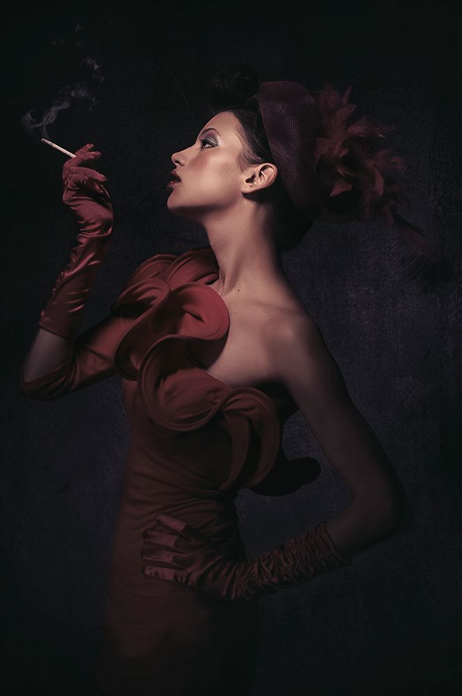 Red Lady art print by Hari Sulistiawan for $57.95 CAD