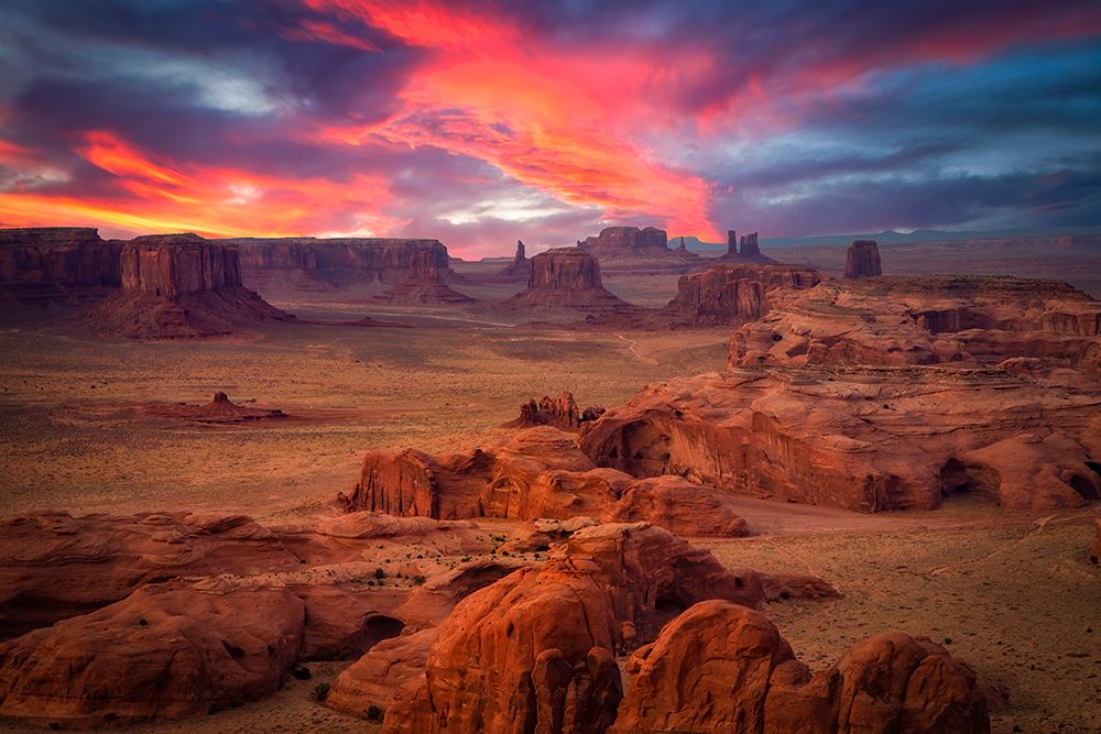 Hunts Mesa art print by Michael Zheng for $57.95 CAD