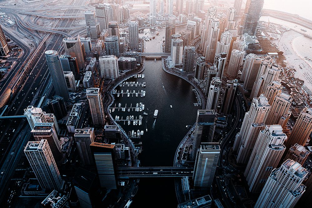 Dubai Marina art print by Carmine Chiriaco for $57.95 CAD