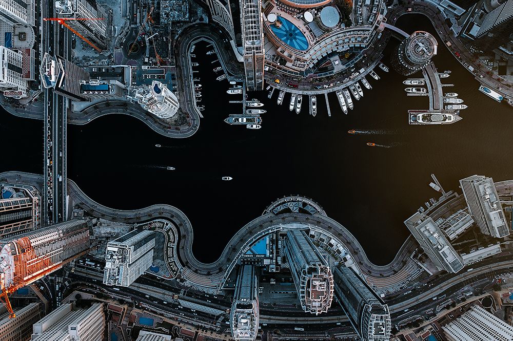 Dubai Marina 2 art print by Carmine Chiriaco for $57.95 CAD