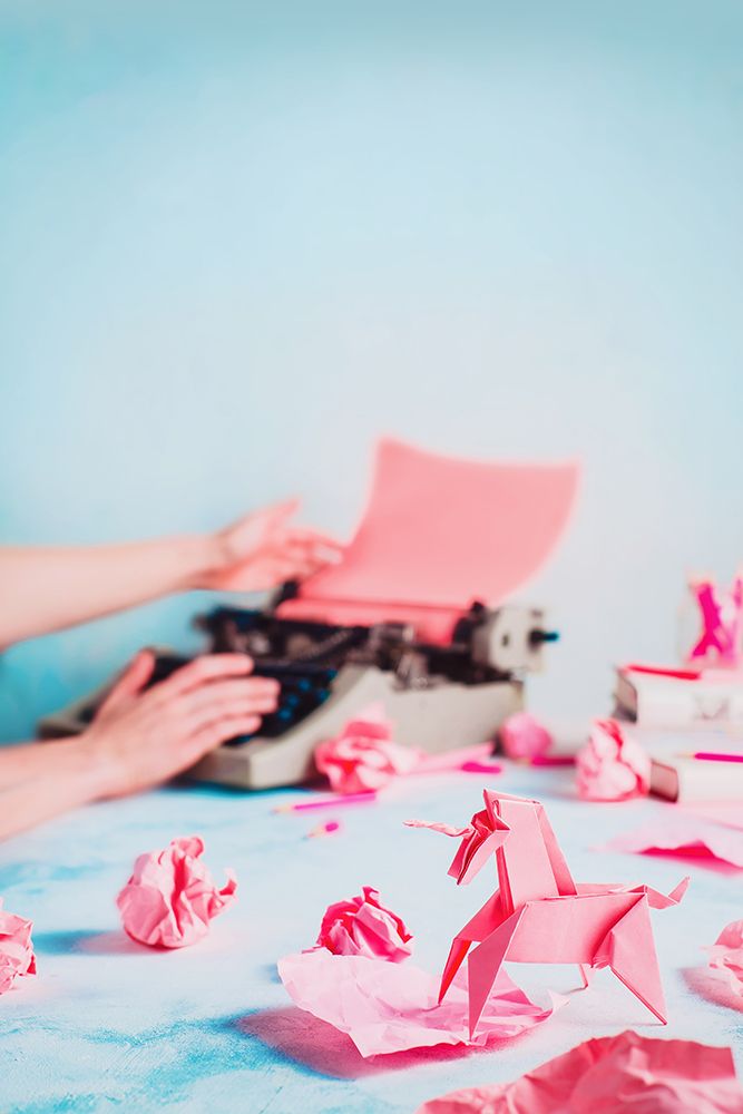 Pink Ideas art print by Dina Belenko for $57.95 CAD