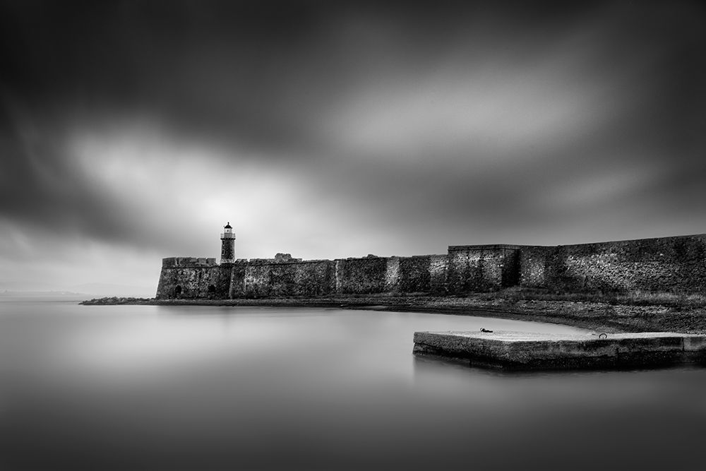 Antirion castle and lighthouse art print by George Digalakis for $57.95 CAD