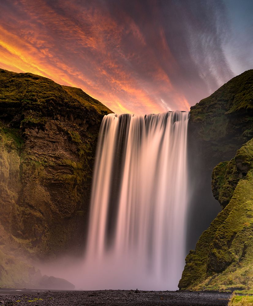 Skogafoss art print by Keller for $57.95 CAD
