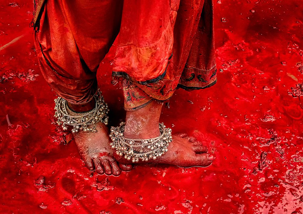 Festive Feet art print by Jassi Oberai for $57.95 CAD