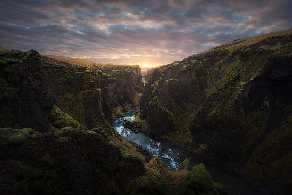 Sunrise at the Canyon art print by Clara Gamito for $57.95 CAD