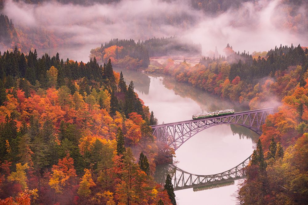 Autumn Tadami Line art print by Kei Sasaki for $57.95 CAD