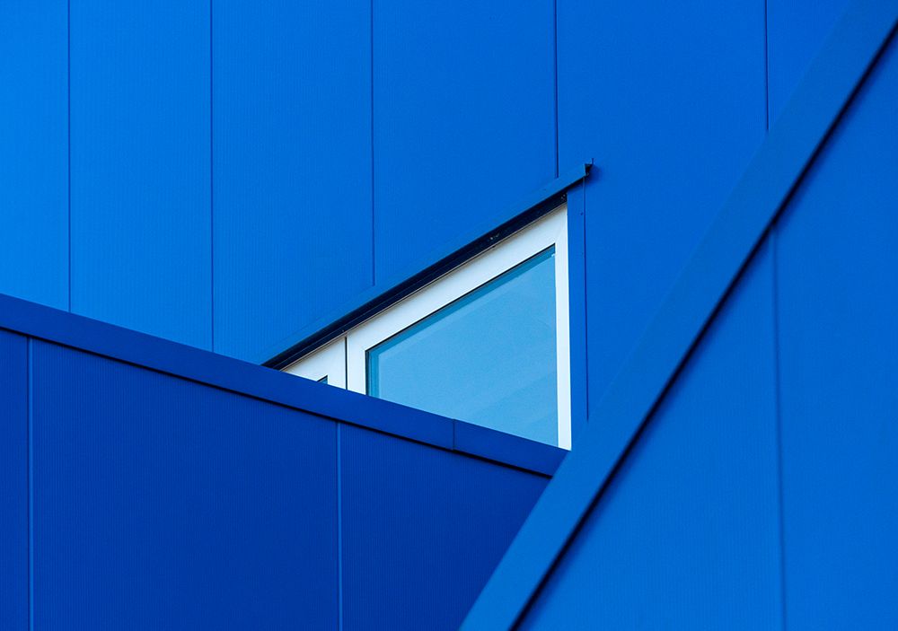 Blue in blue art print by Jef Van den for $57.95 CAD