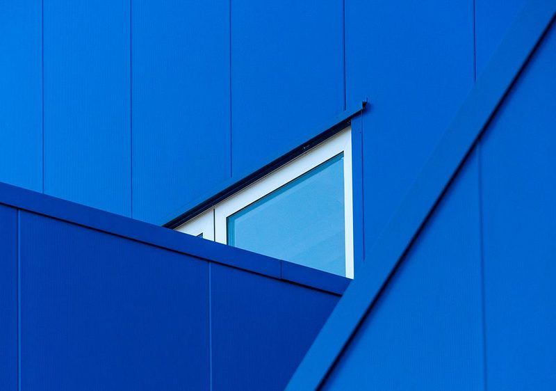 Blue in blue art print by Jef Van den for $57.95 CAD