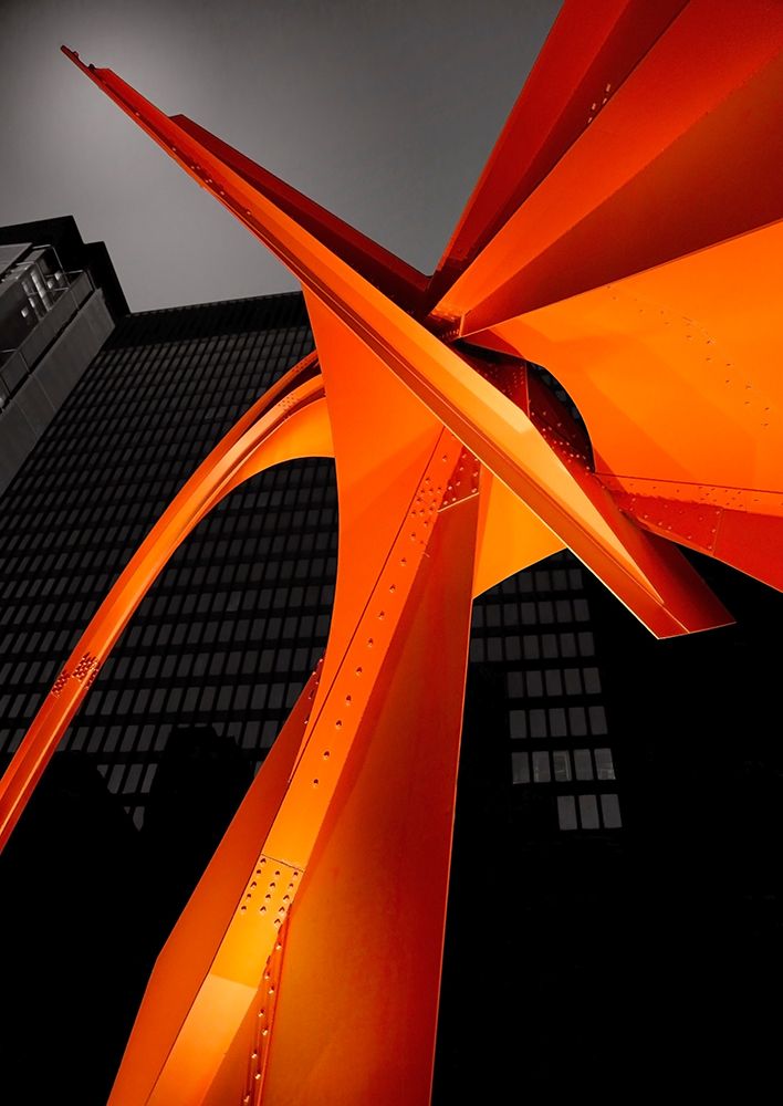 Chicago Flamingo art print by Ivan Huang for $57.95 CAD