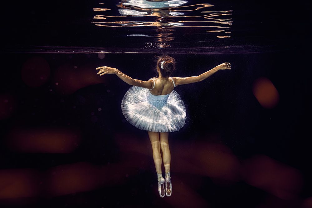 Underwater White Ballet art print by Petr Kleiner for $57.95 CAD