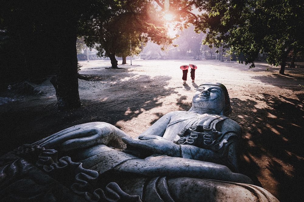 The forgotten buddha art print by Patrick Foto for $57.95 CAD