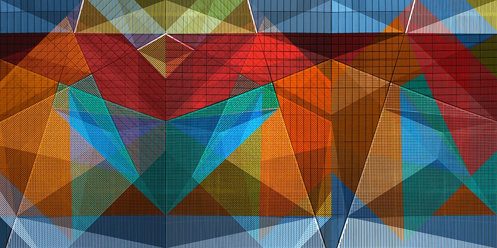 Abstract Mural art print by Jois Domont for $57.95 CAD
