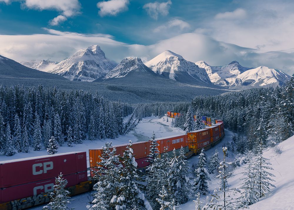 Moraine Curve art print by Yimei Sun for $57.95 CAD