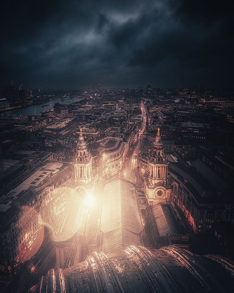 A Light In Darkness art print by David George for $57.95 CAD