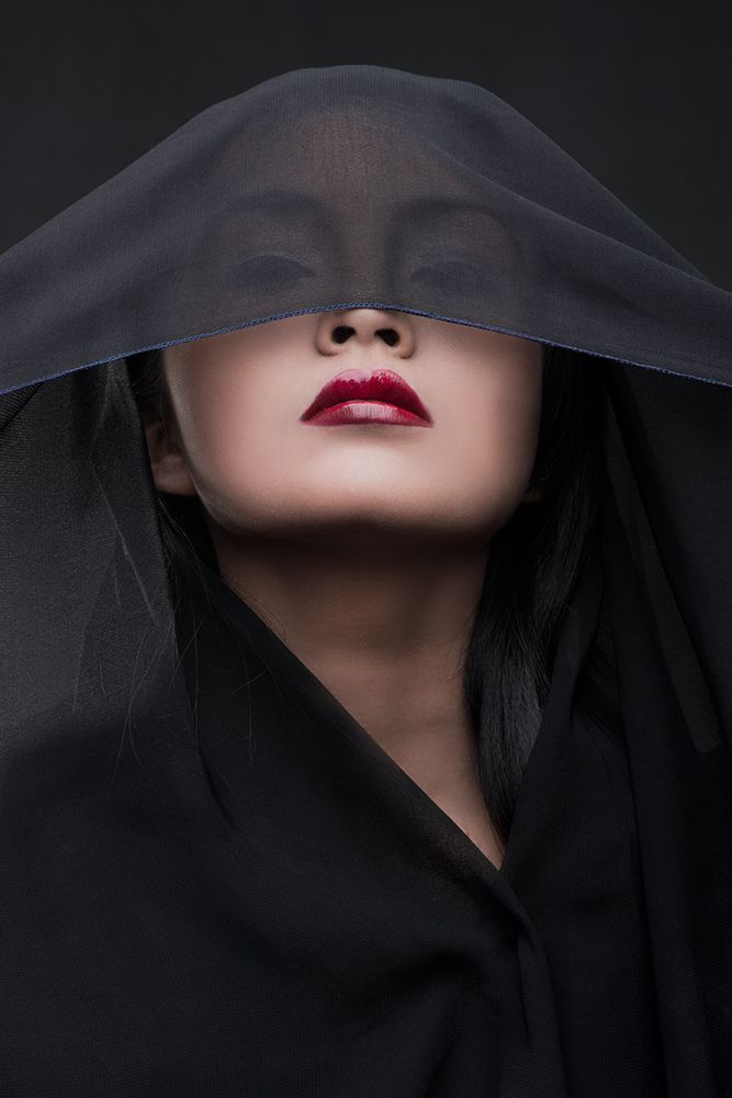 Her Red Lips art print by Faldhy Boer for $57.95 CAD