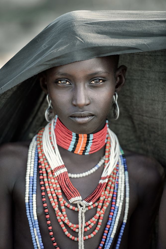 Arbore Tribes Girl art print by Trevor Cole for $57.95 CAD