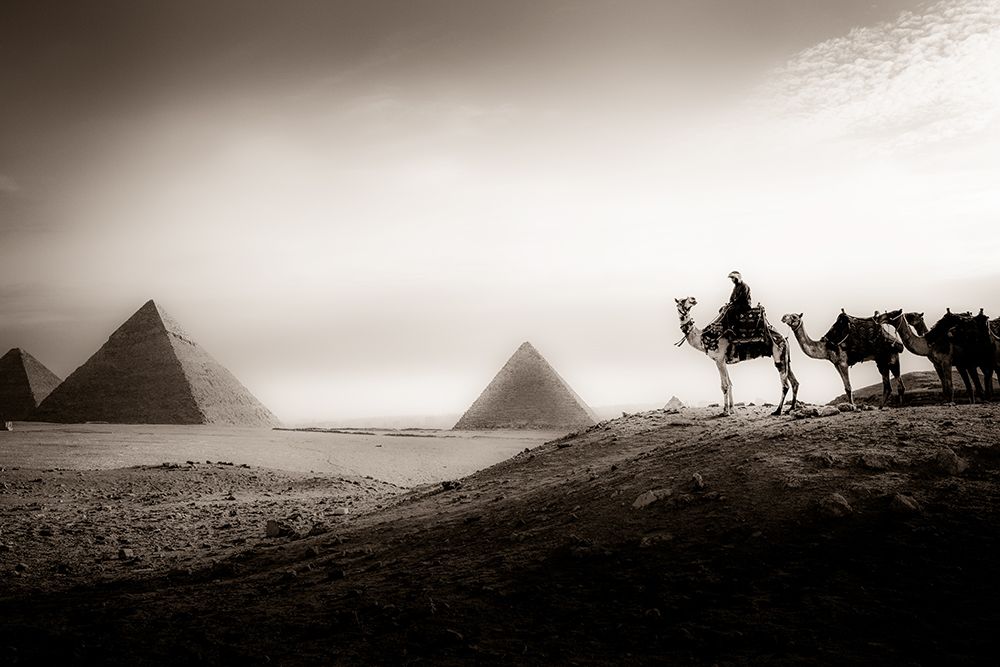 Pyramid Sighting art print by Ali Khataw for $57.95 CAD
