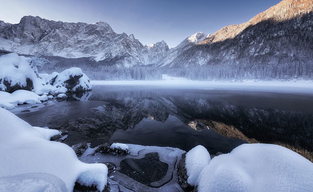 Winter Morning art print by Ales Krivec for $57.95 CAD