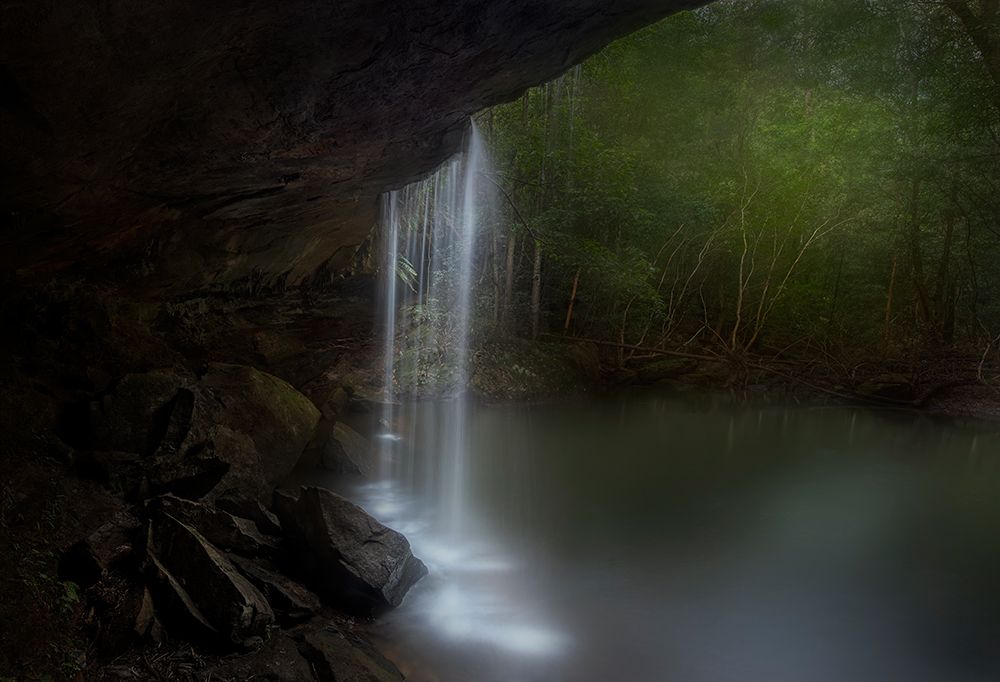 Hidden Waterfalls art print by Yan Zhang for $57.95 CAD