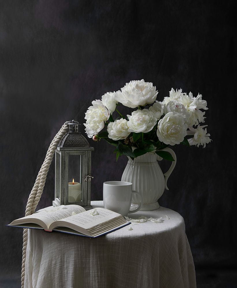 White Peony art print by Binbin L. for $57.95 CAD
