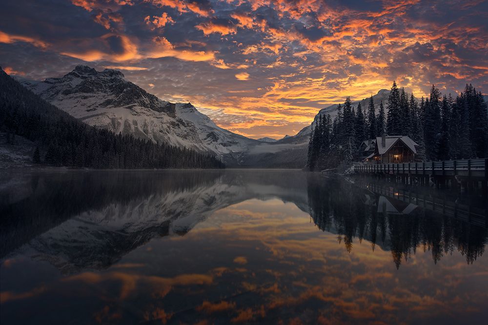 Emerald  Lake-Canada art print by David Martin Castan for $57.95 CAD