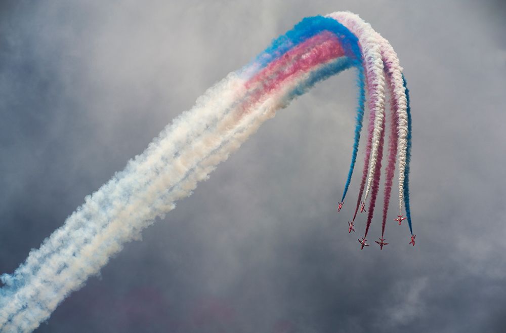 Red Arrows art print by Leon for $57.95 CAD