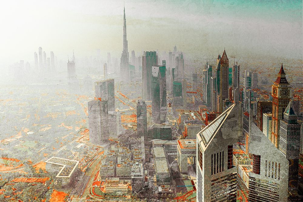 Twin Tower - Dubai art print by Carmine Chiriaco for $57.95 CAD