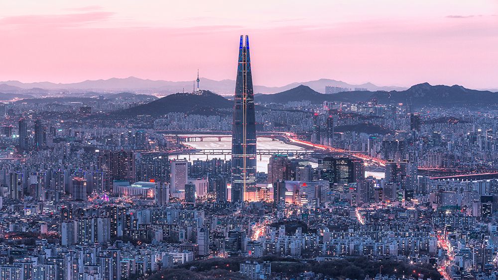 Seoul City art print by Gwangseop Eom for $57.95 CAD