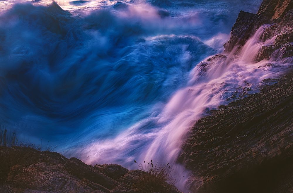 BLUE MOUNTAIN OF WATER art print by Paolo Lazzarotti for $57.95 CAD