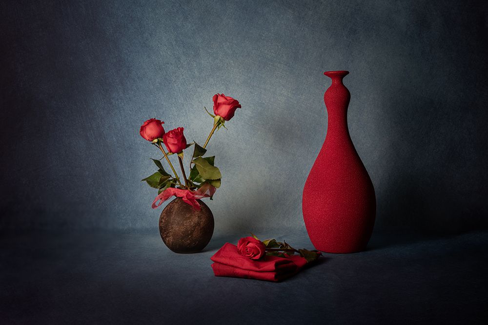 Red art print by Leah Xu for $57.95 CAD