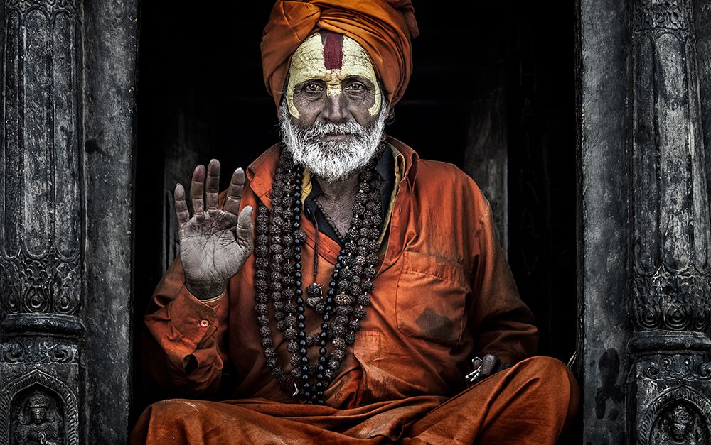 At The Pashupatinath Temple - Kathmandu art print by Joxe Inazio Kuesta for $57.95 CAD