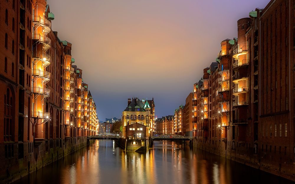 Hamburg Hafen  City art print by Jie Fischer for $57.95 CAD
