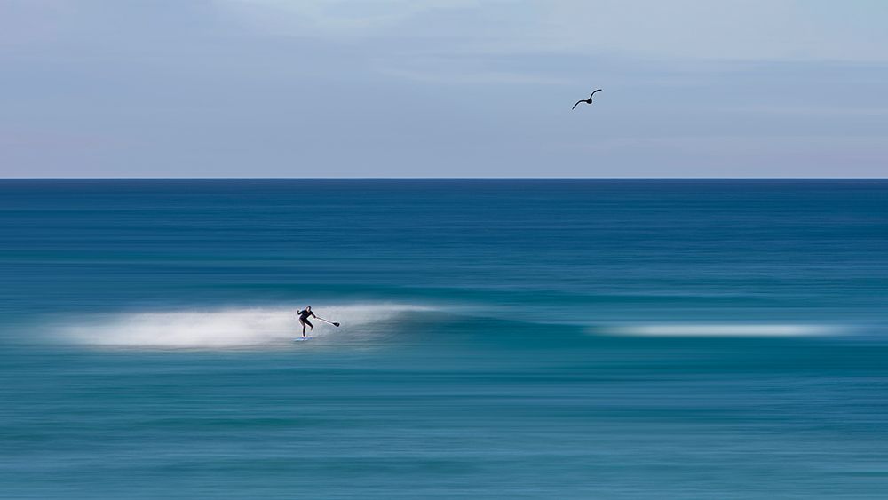 Surfing art print by Ryu Shin Woo for $57.95 CAD