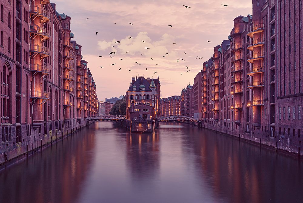 City Of Warehouses art print by Mike Kreiten for $57.95 CAD