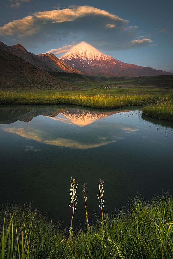 Gods Hand On Mount Damavand art print by Majid Behzad for $57.95 CAD