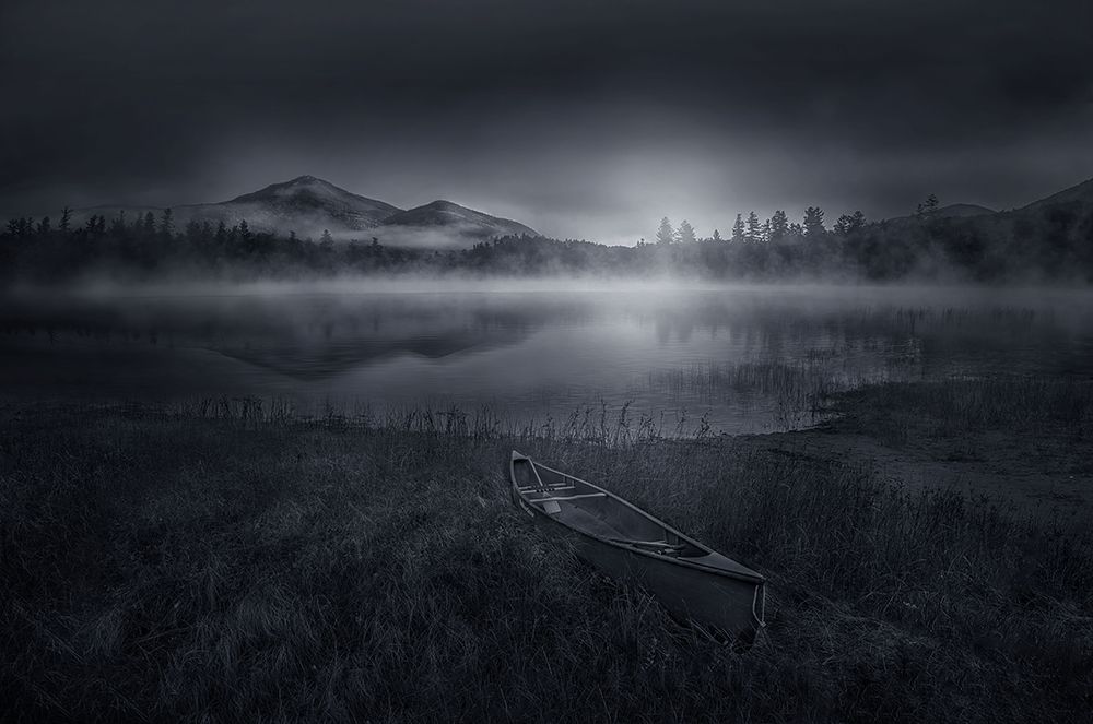 Morning Mist art print by GuoJi for $57.95 CAD