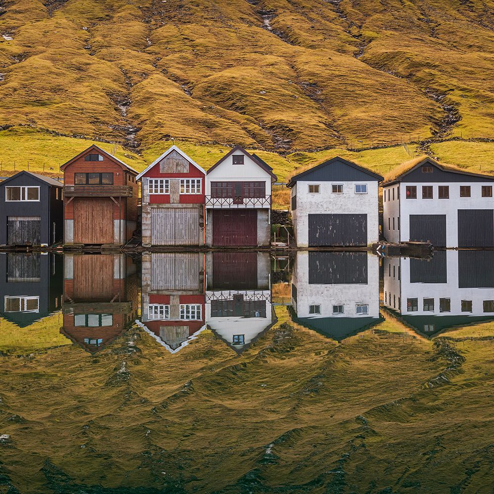 Fishing Huts art print by Carlos Grury Santos for $57.95 CAD