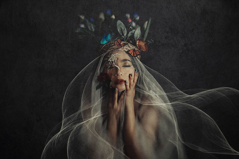 Fake Bride art print by Djayent Abdillah for $57.95 CAD