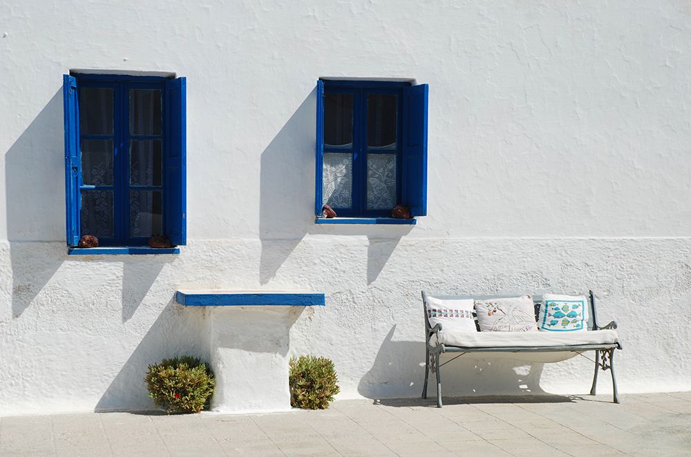 Santorini art print by Ole Nielsen for $57.95 CAD