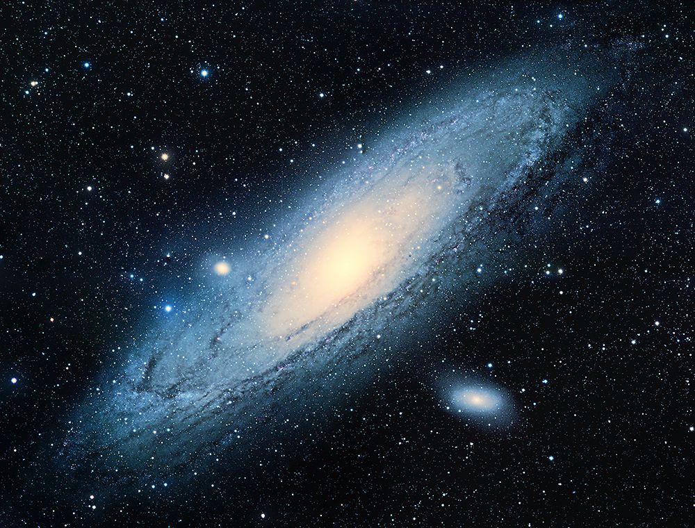 Andromeda Galaxy art print by Bo Chen for $57.95 CAD