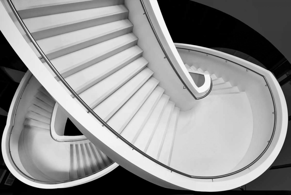 BandW Staircase art print by Henk Van Maastricht for $57.95 CAD