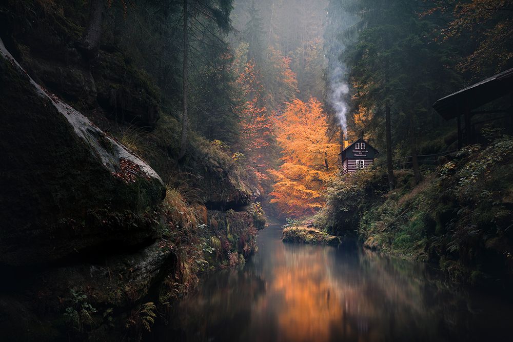 Autumn Valley art print by Karol Nienartowicz for $57.95 CAD