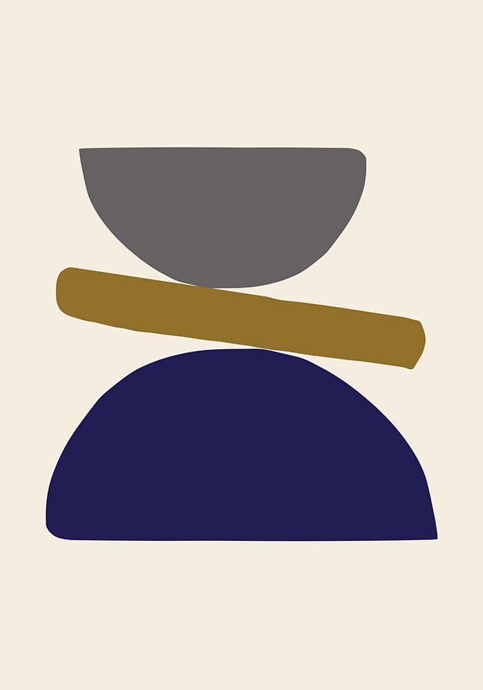 Organic Shapes 08 art print by 1x Studio for $57.95 CAD