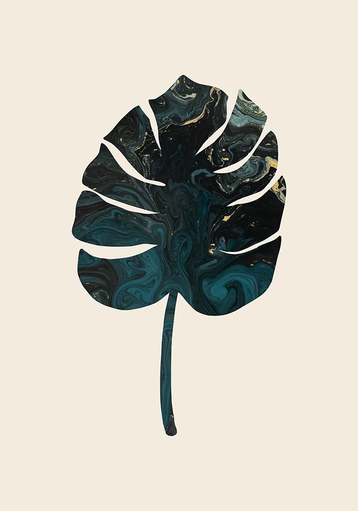 Monstera Marble Green art print by 1x Studio for $57.95 CAD