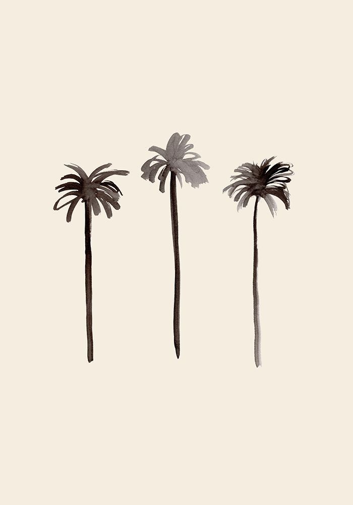Palm Trees Ink art print by 1x Studio for $57.95 CAD