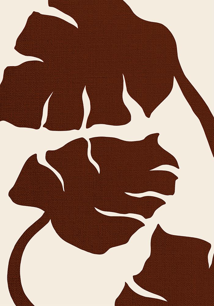 Monstera Canvas Brown art print by 1x Studio for $57.95 CAD
