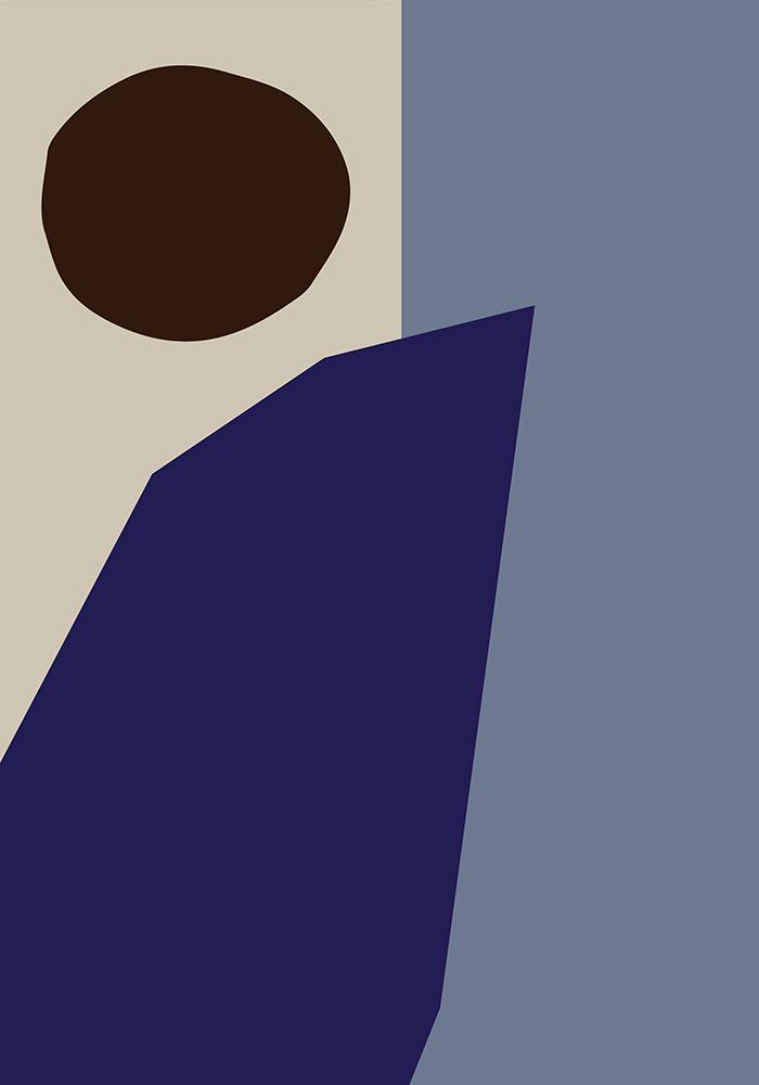 Color Blocks 02 Blue art print by 1x Studio for $57.95 CAD